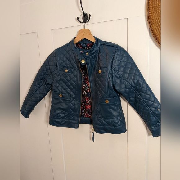 YMI Blue Quilted Kids Jacket - Picture 5 of 13